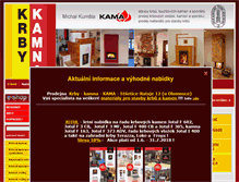 Tablet Screenshot of krby-kama.cz